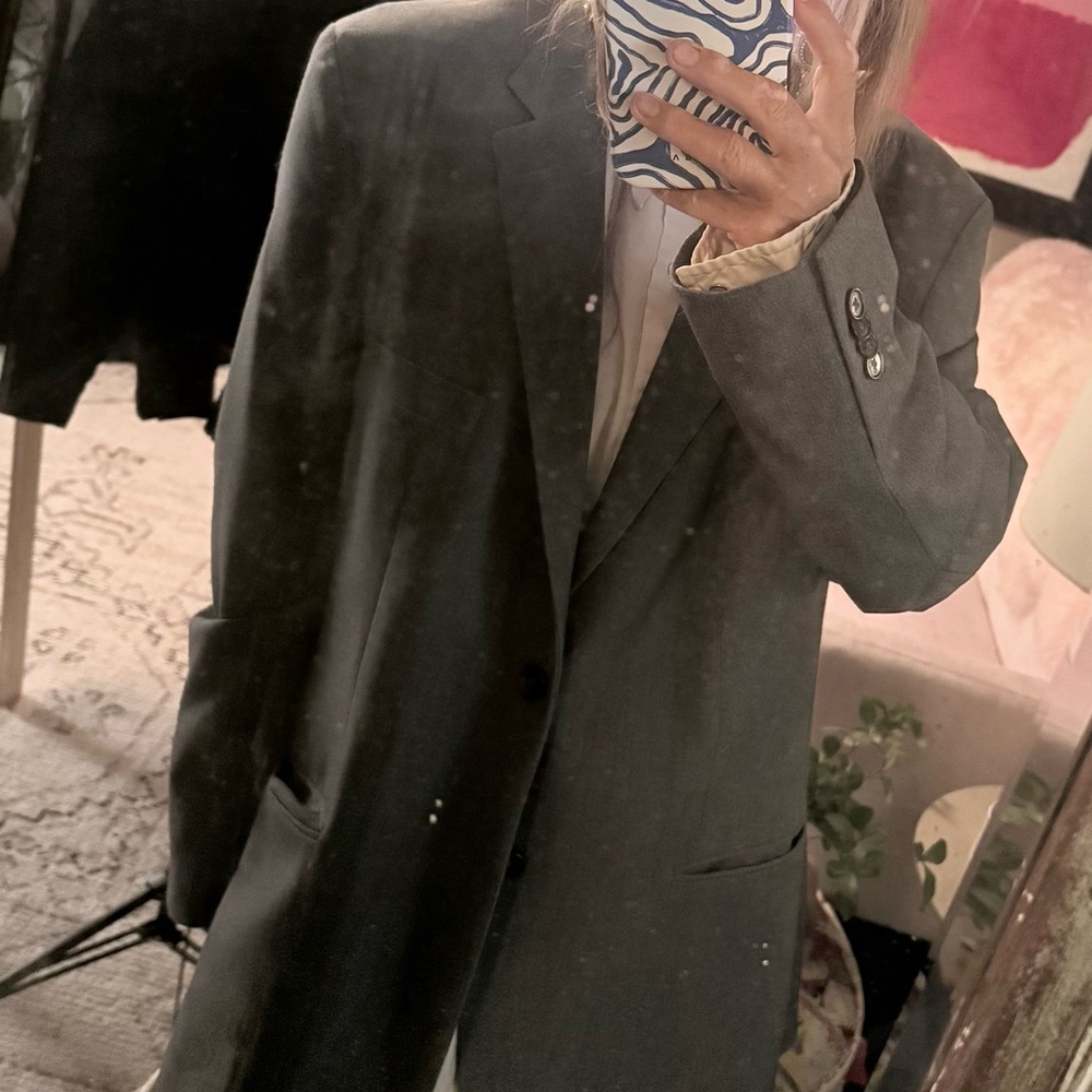 STUDIO CUT | CLASSIC OVERSIZED GRAY BLAZER